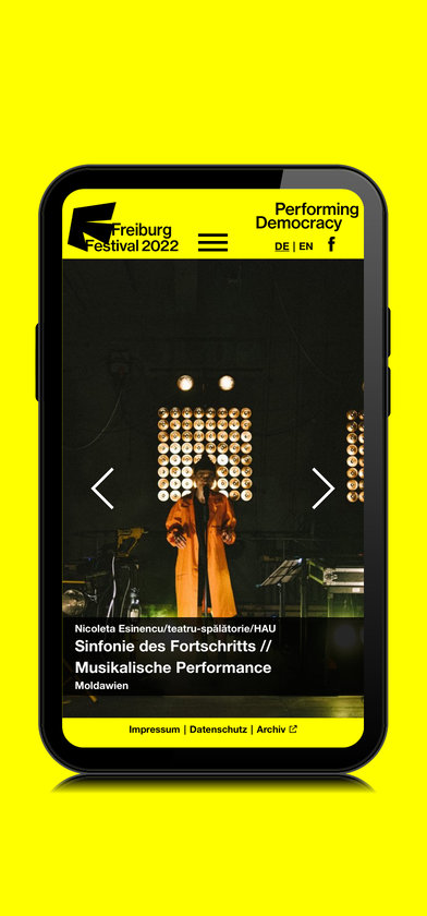 Freiburg Festival 2022 Startseite Smartphone